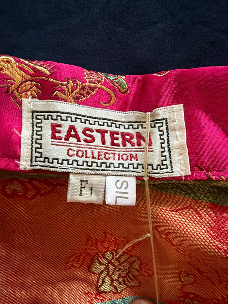 100% silk pink Asian robe/dress - tuv #103