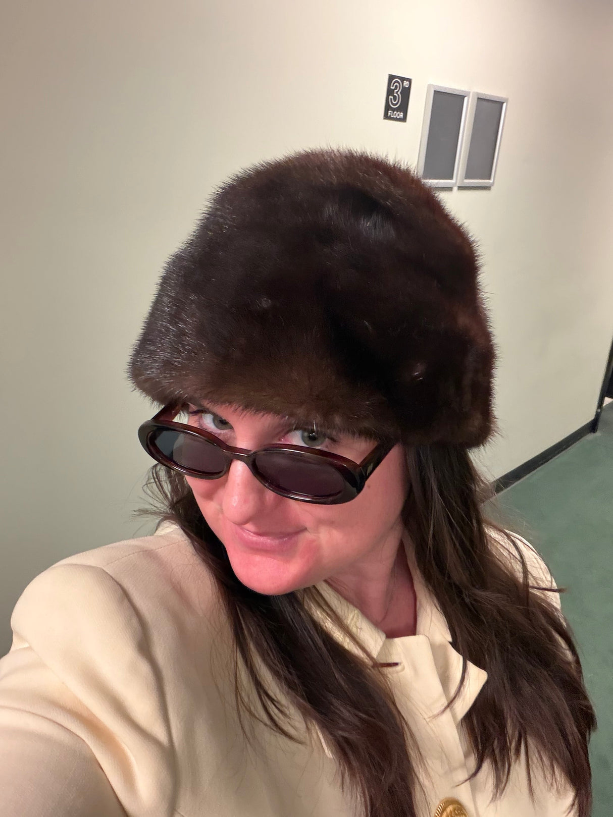 Vintage Mink Brown Hat