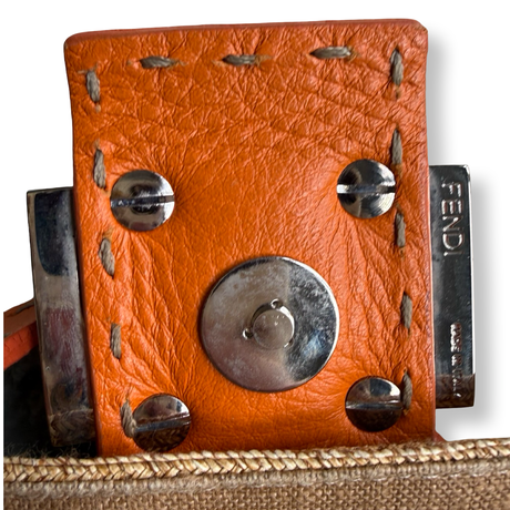 Fendi Selleria Mama Baguette Orange
