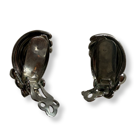 Givenchy Vintage Round Knot Earrings