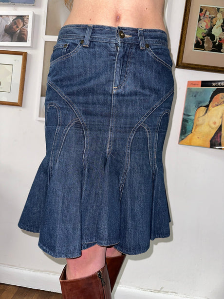Alexander McQueen S/S 2004 Deliverance Trumpet Skirt