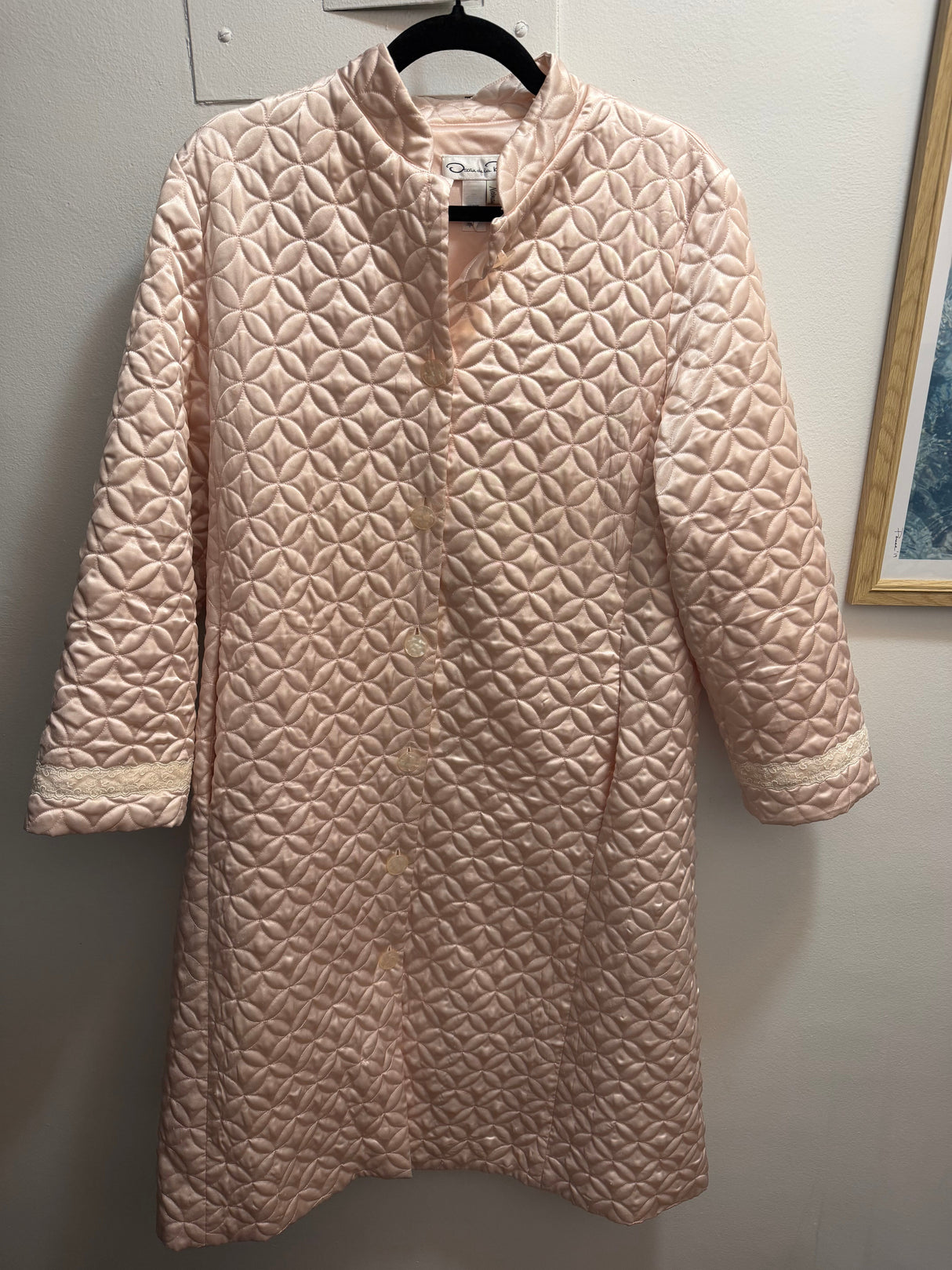 Oscar de La Renta vintage pink bed jacket - TUV #88888