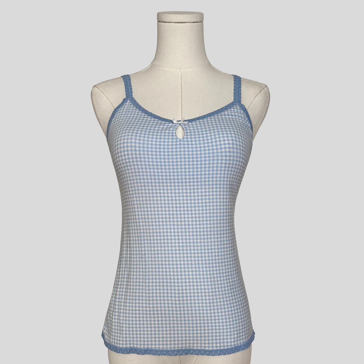 Gingham tank top