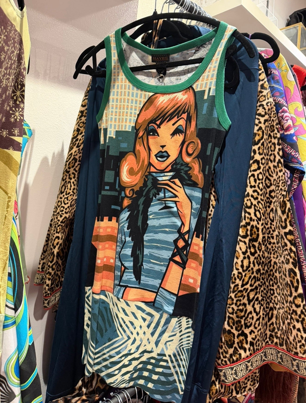 Deadstock Y2K 100% Cotton Cosmo Girl Mini Dress size M