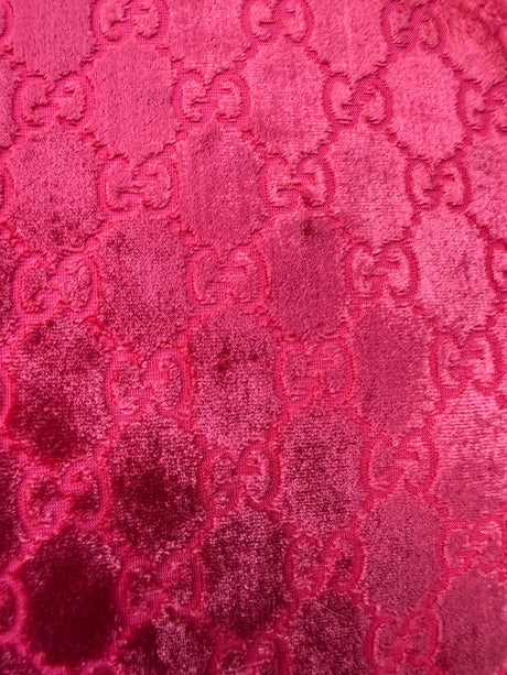 Gucci Vintage Velvet Bucket Tote