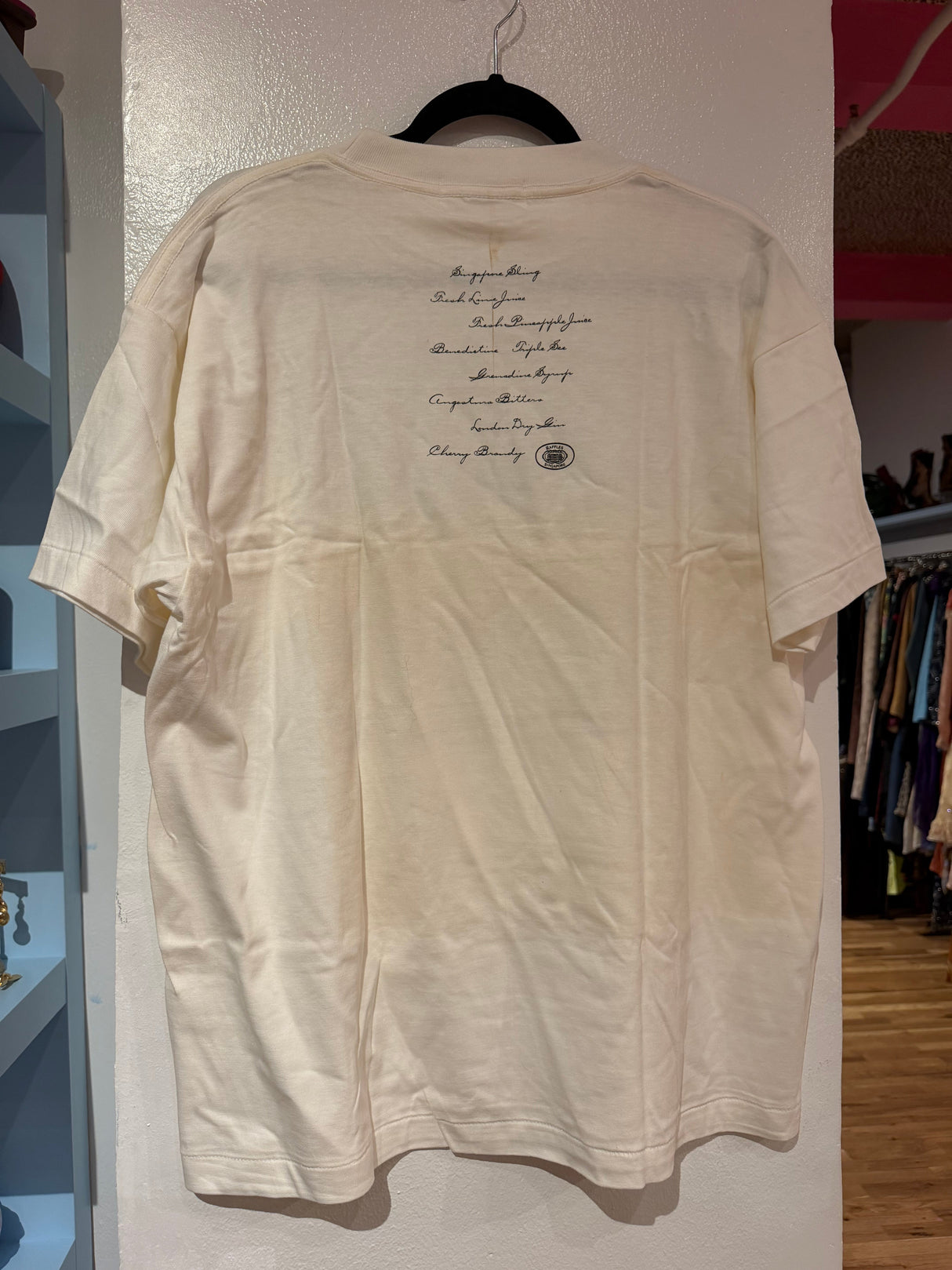 1990s “as is” Raffles Hotel Singapore Tee can fit xs - xl - TUV #321685