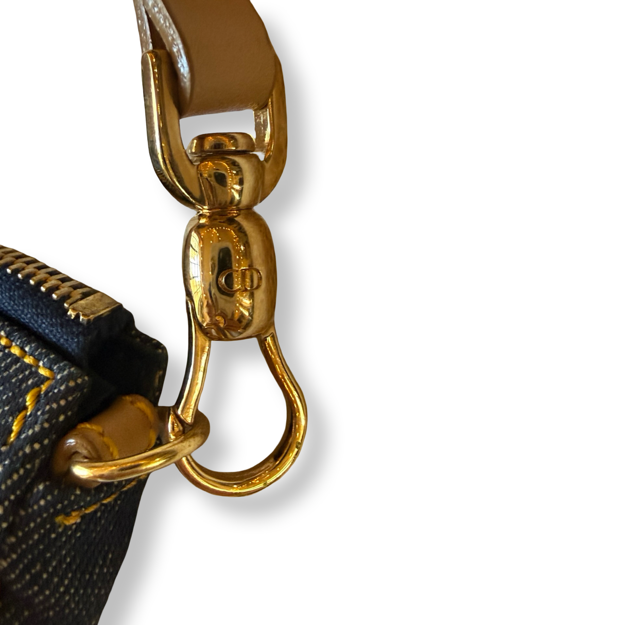 Dior Vintage Dark Rinse Denim Saddle