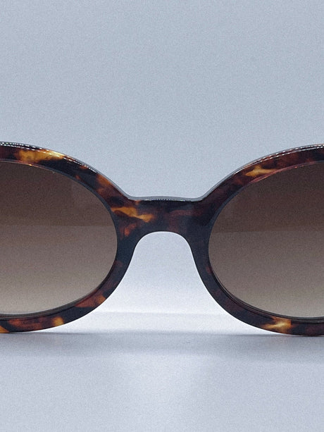 1990s Anne Klein II 7012 K5010 Sunglasses | Tortoise
