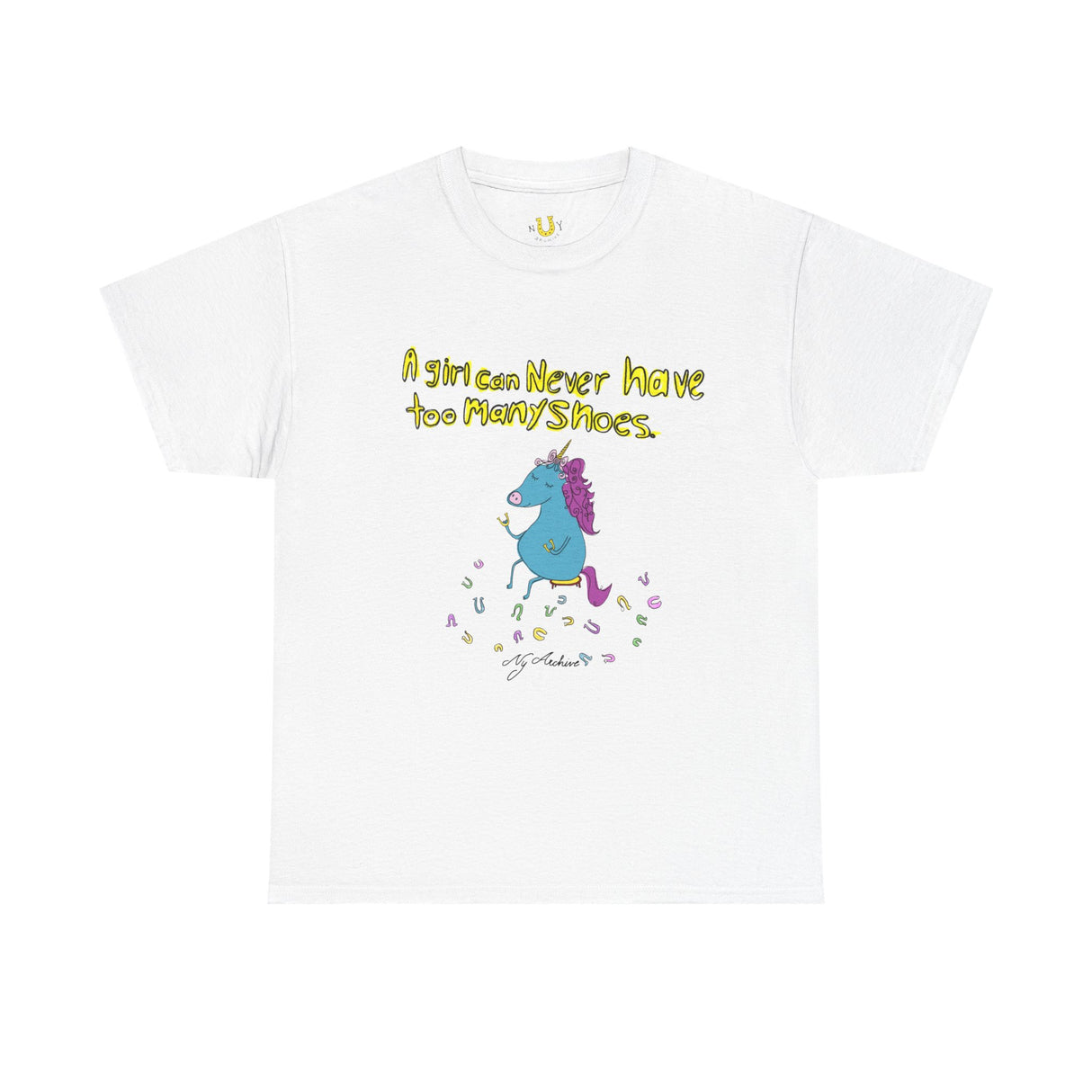 Too Many Shoes (Colorful) (Adult TShirt)