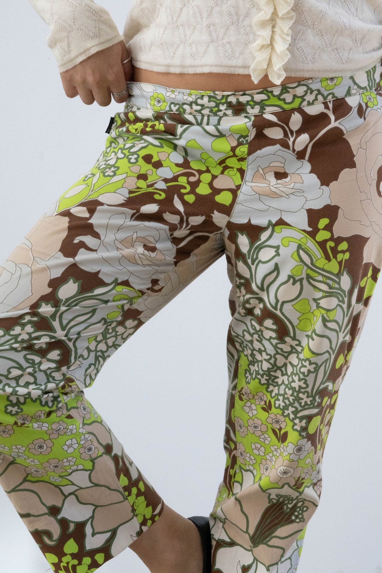 Moschino Floral Capris