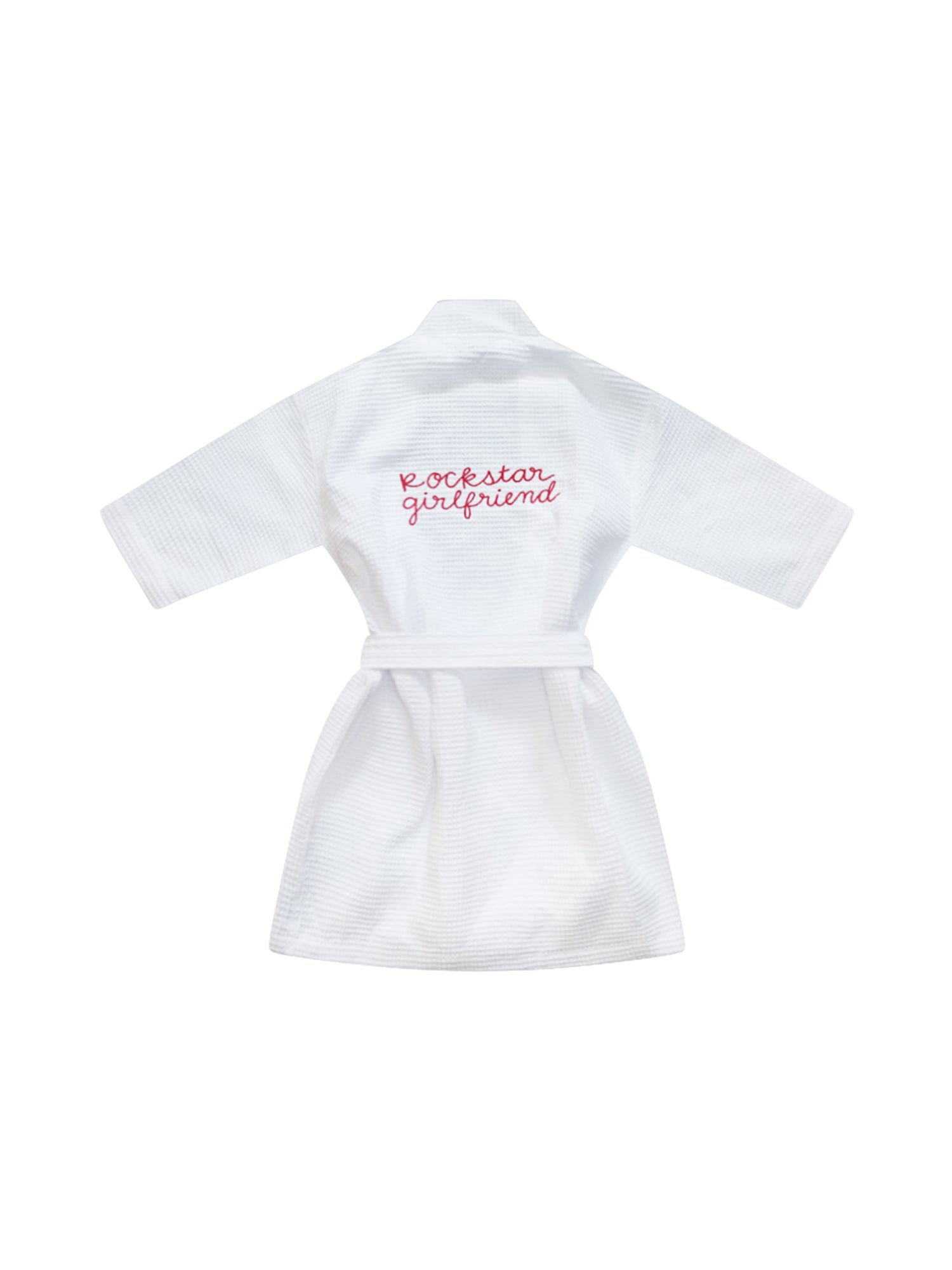 "Rockstar Girlfriend" Waffle Turkish Bathrobe