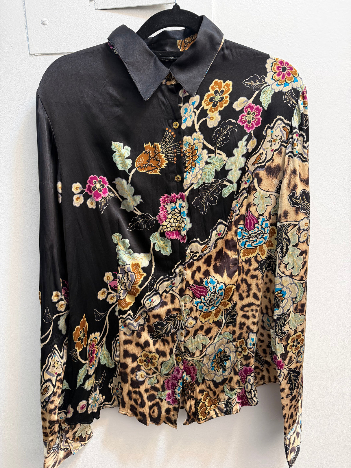Roberto Cavalli Spring/Summer 2003 - silk shirt size M