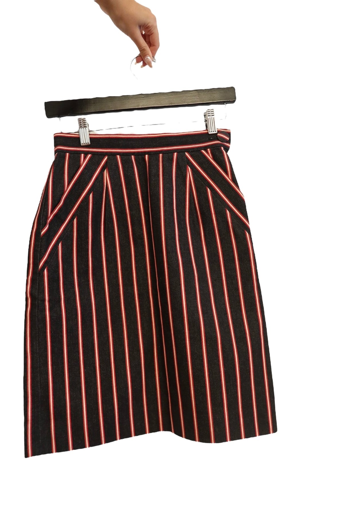 Yves Saint Laurent striped skirt