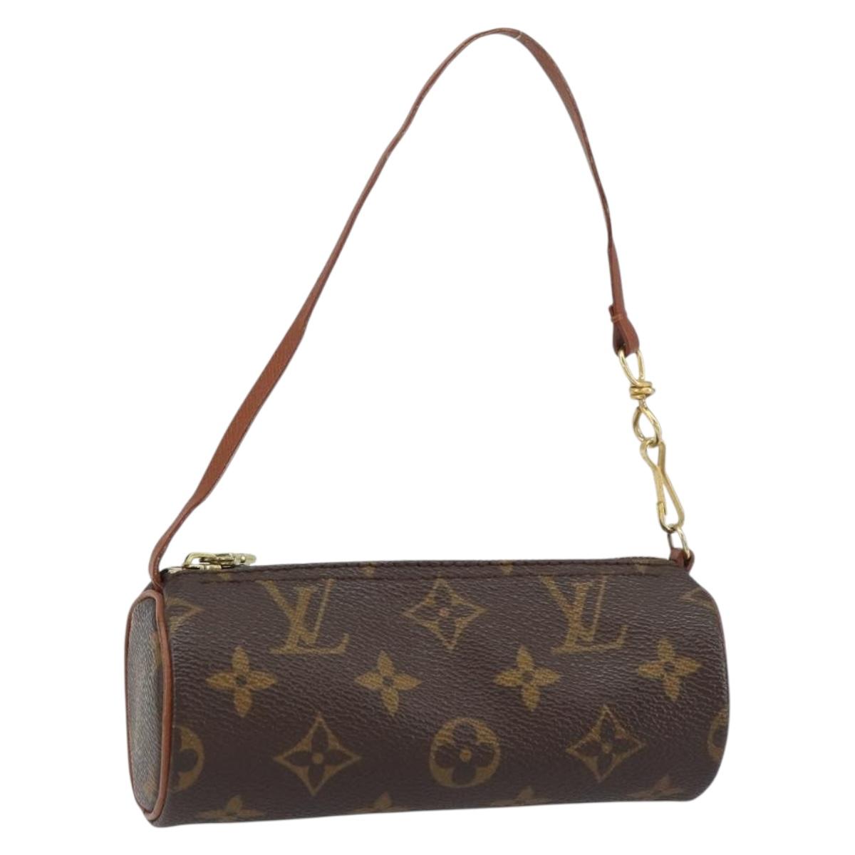 LOUIS VUITTON Monogram Papillon Pouch LV Auth 157954