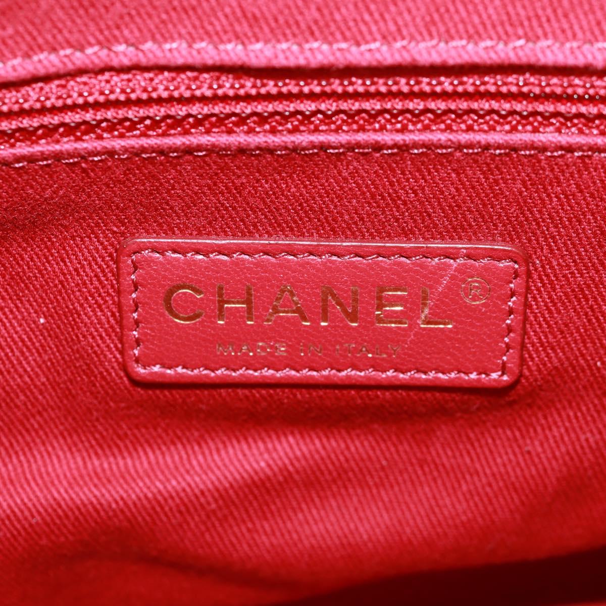 Chanel Quilted Portobello Tote Orange