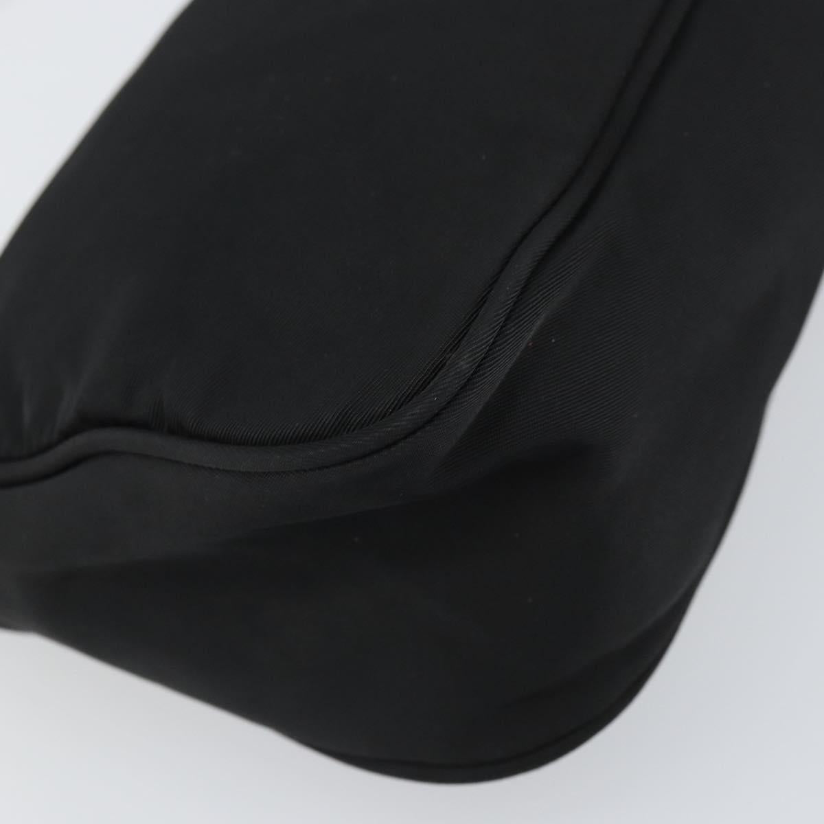 #65 Prada Hand Nylon Black Silver