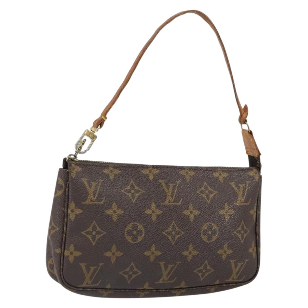 LOUIS VUITTON Monogram Pochette Accessoires Pouch M51980 LV Auth 162693
