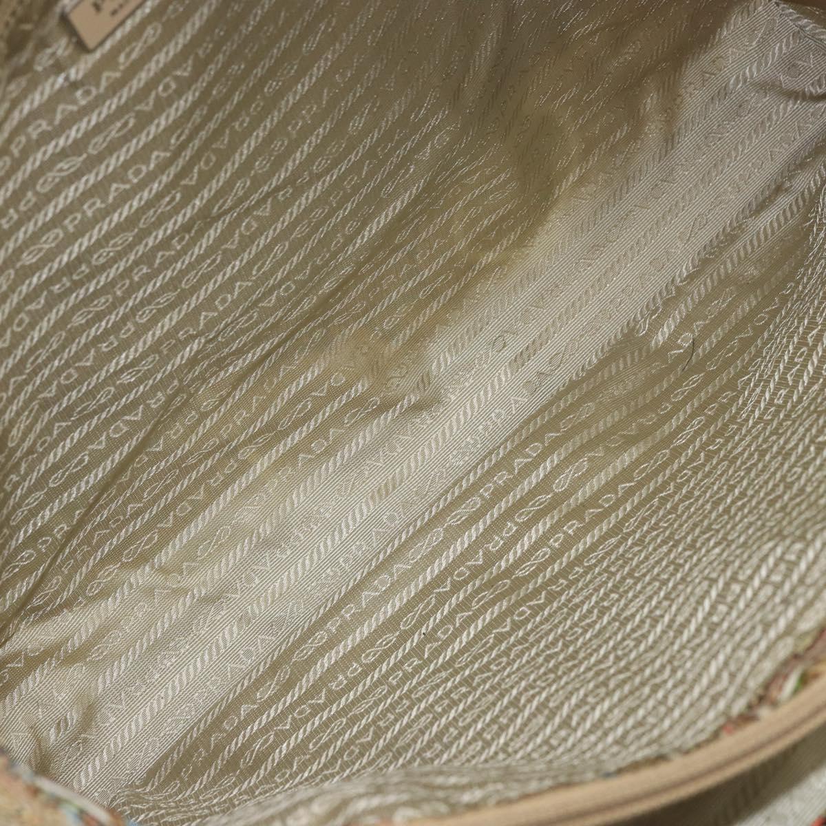 Prada Paisley Print Canvas Tote Bag