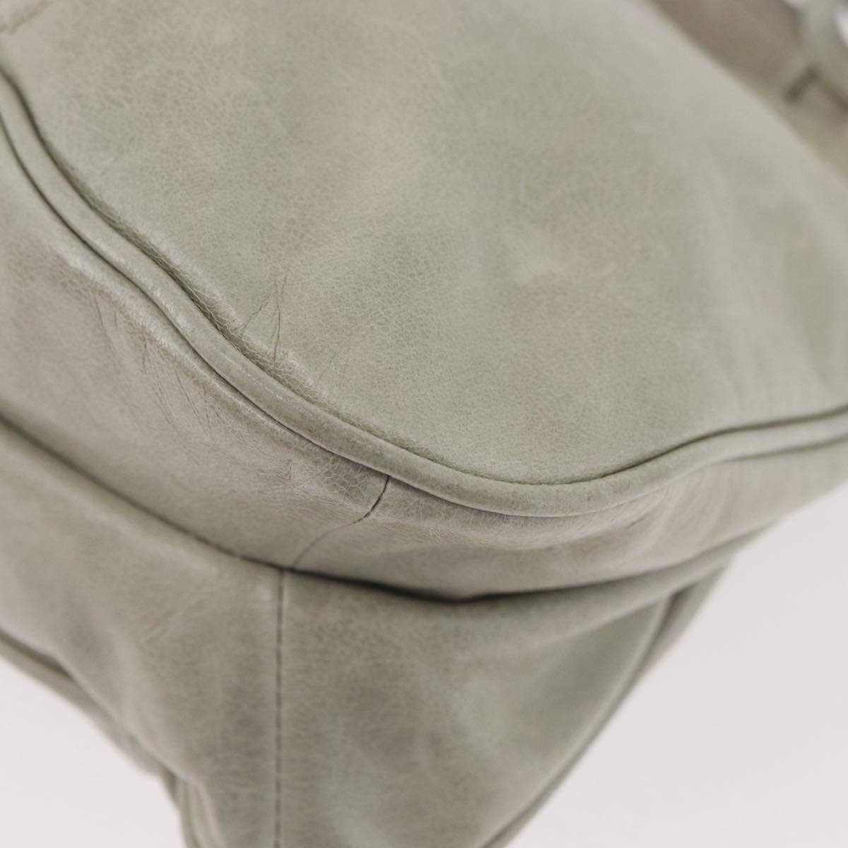 Prada Soft Calf Leather Hobo Bag Gray