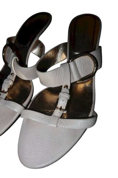Dolce & Gabbana sandals in cream with gold hardware (41)