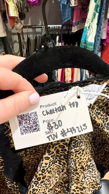 Cheetah top - tuv #43215