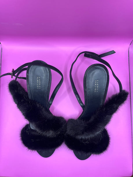Vintage Barneys Mink Heels size 42
