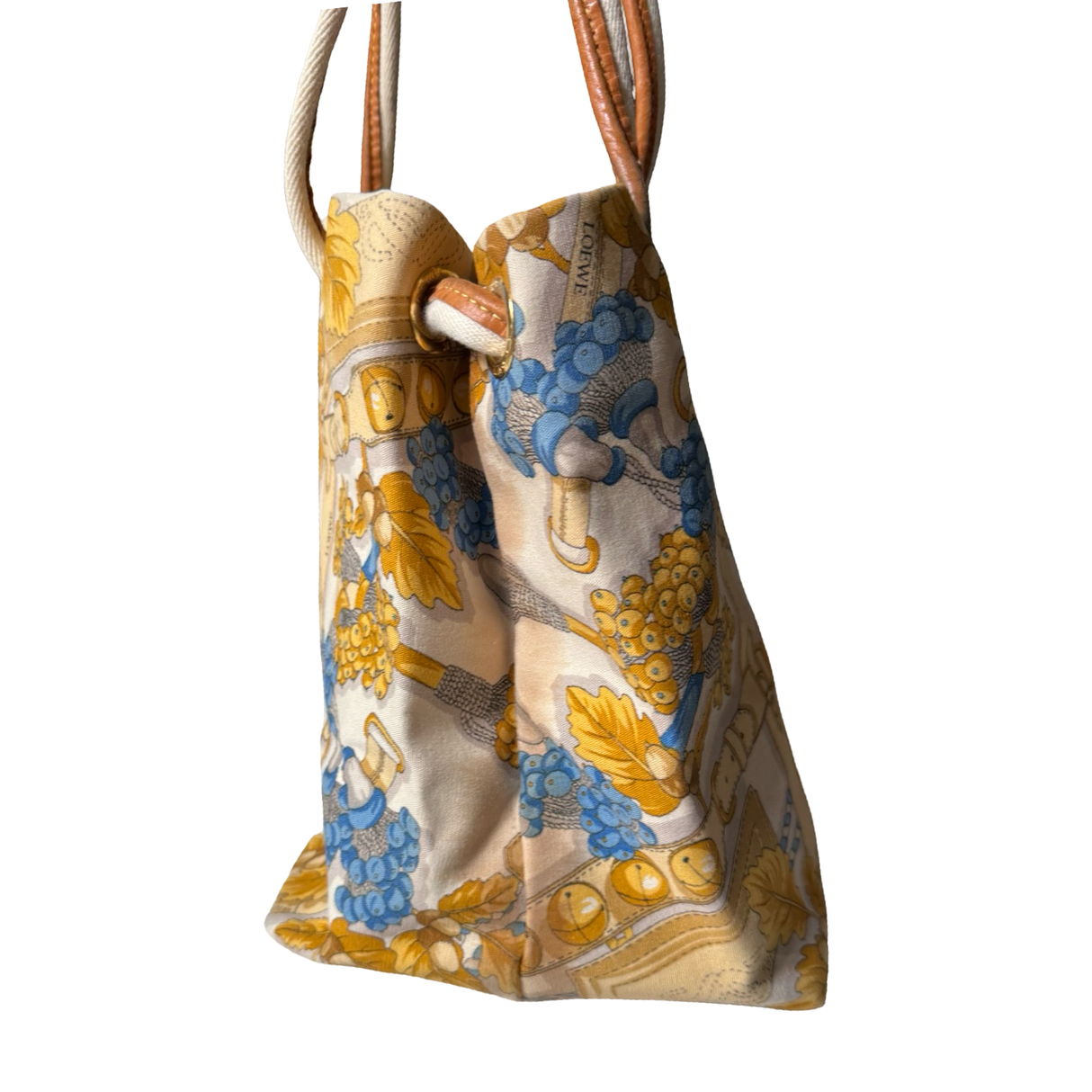 Loewe Vintage Scarf Print Tote