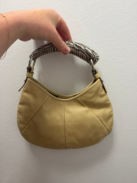 Yves Saint Laurent Vintage tan leather Mombasa bag
