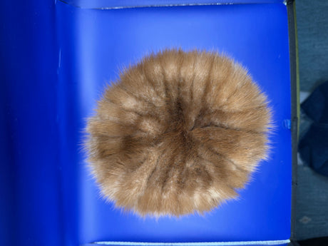 Vintage 100% mink light brown hat