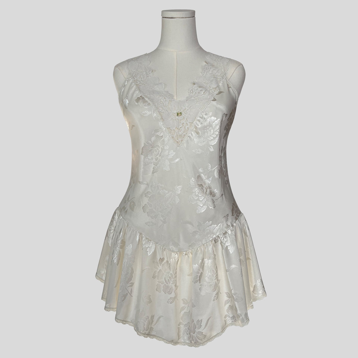 Brocade drop waist dress