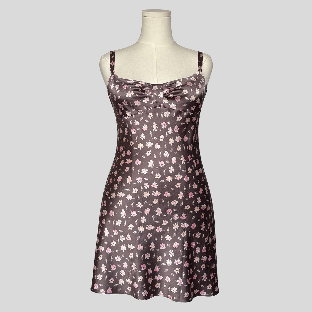 Floral silky slip