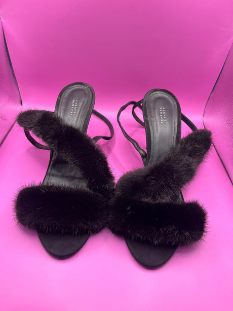 Vintage Barneys Mink Heels size 42