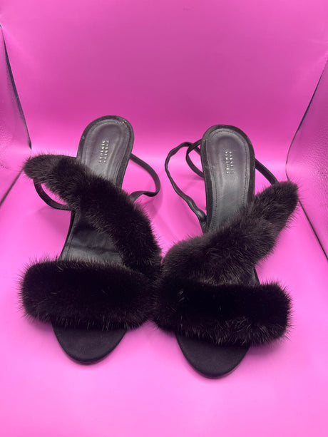 Vintage Barneys Mink Heels size 42