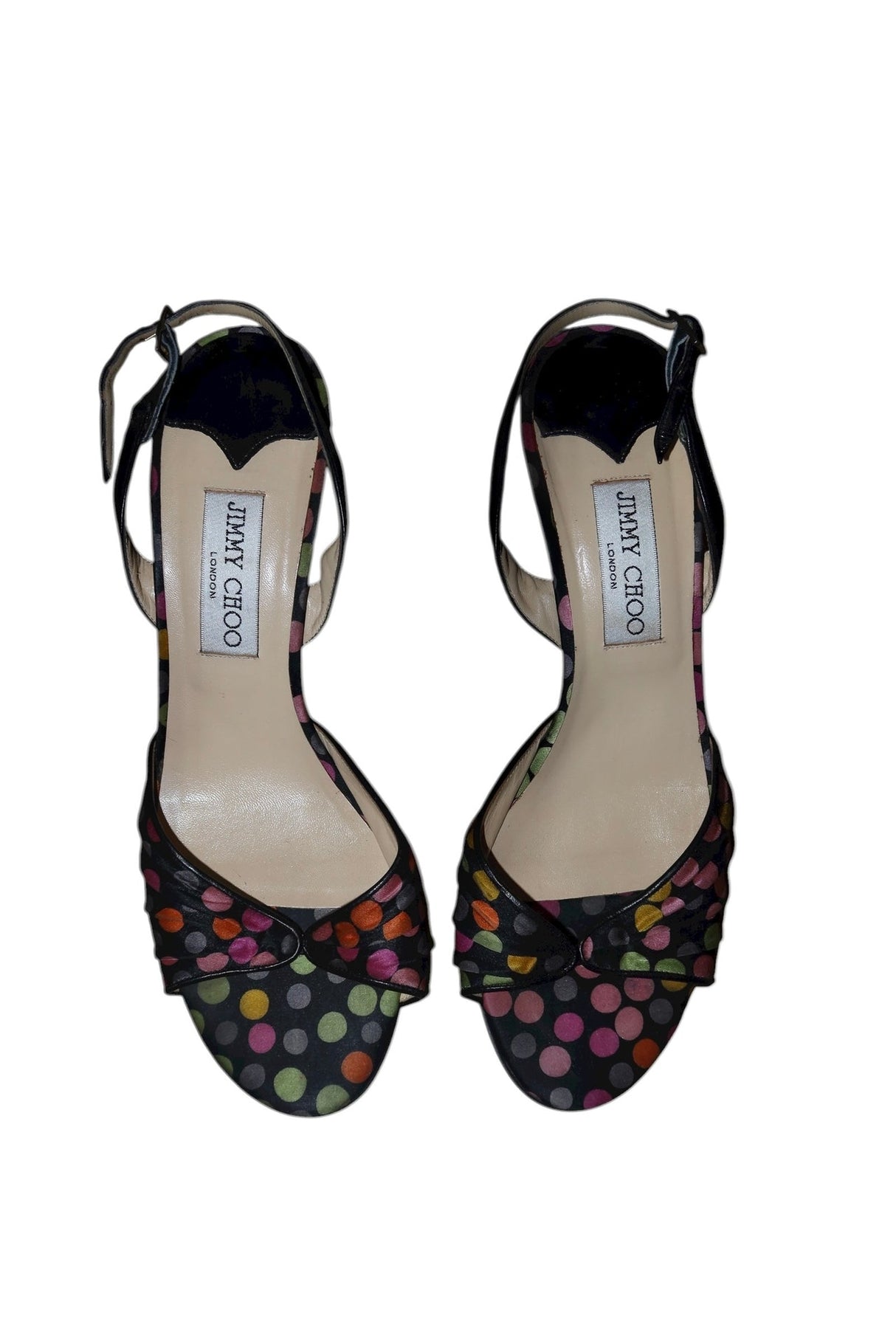 Jimmy Choo multi color polka dot heels (39)