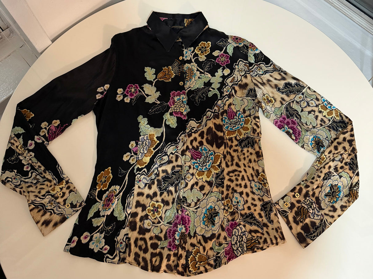 Roberto Cavalli Spring/Summer 2003 - silk shirt size M