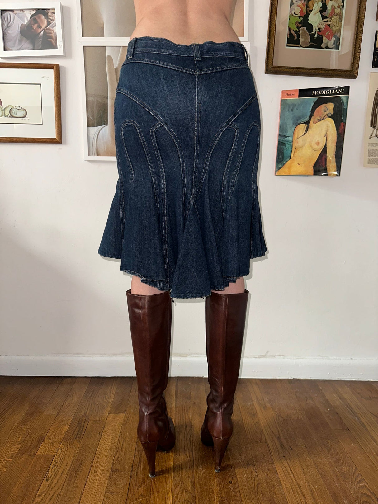 Alexander McQueen S/S 2004 Deliverance Trumpet Skirt