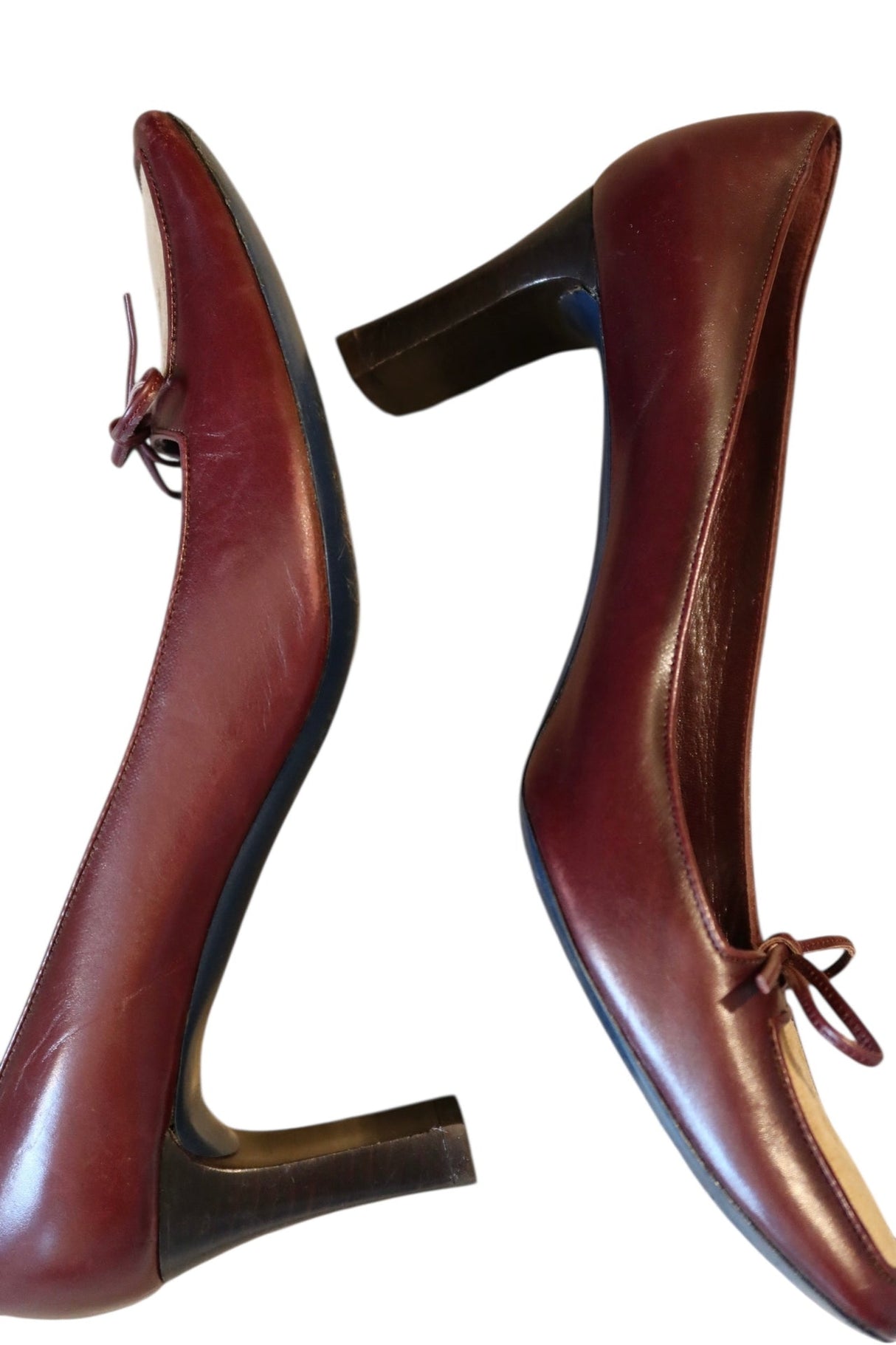 Marc Jacobs brown square toe heels (37)