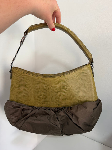 Rare Vintage Christian Dior by John Galliano Ballet Corset Hobo Bag - Y2K Era (Olive/Green) - sku tuv #3