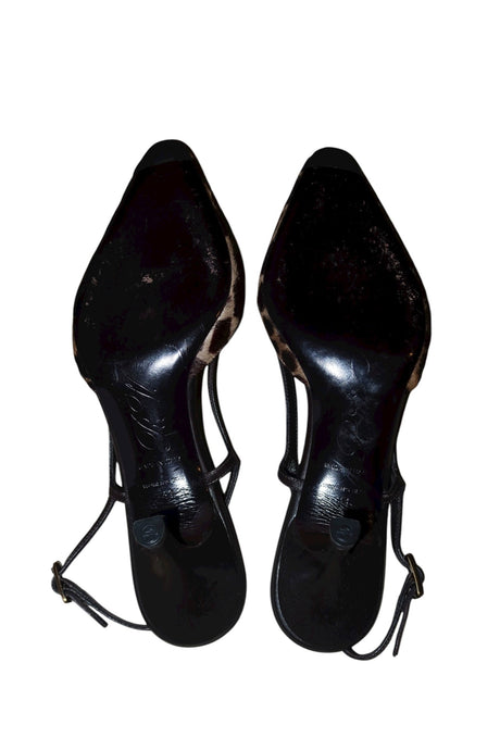 Roger Vivier giraffe ponyhair slingback heels (41)