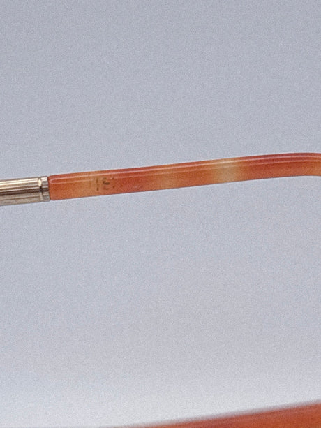 “Le Carré Ambre” 1970s Ted Lapidus Handmade Sunglasses