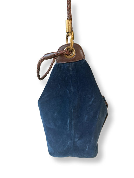 Chloe Paddington Velvet Shoulder Tote