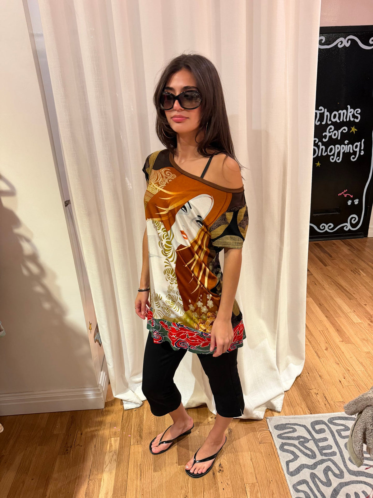 Custo Barcelona woman shirt with brown details sku tuv #23