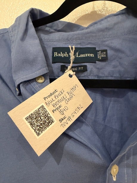 Blue Ralph Lauren button down #54552