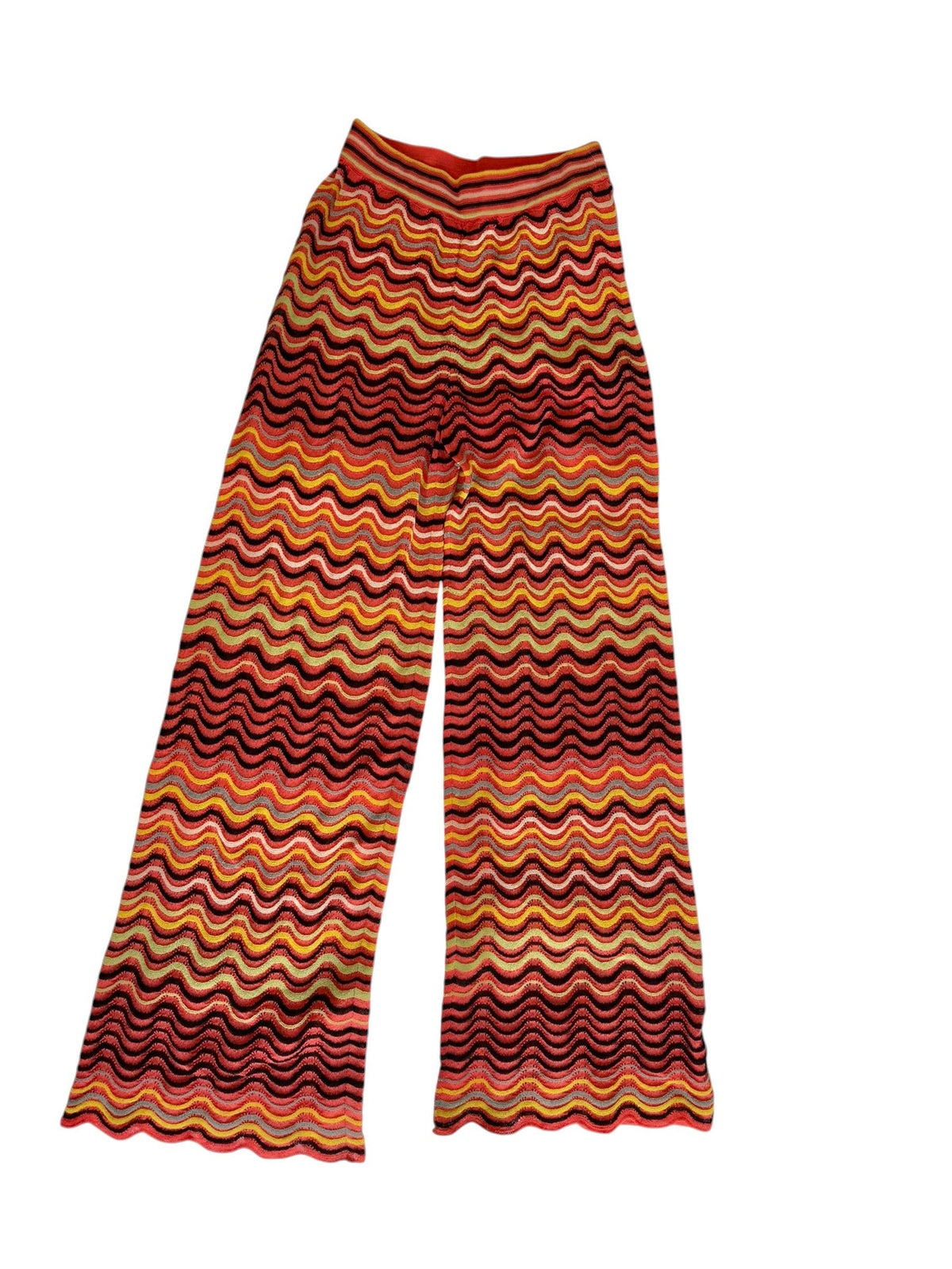 Missoni pink multi color print pants (44)