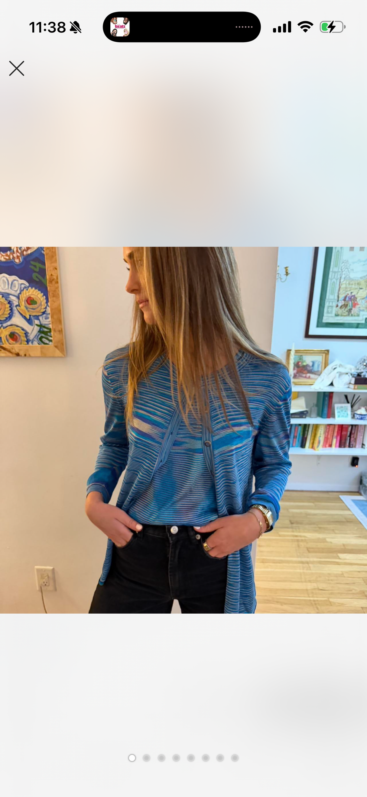 Missoni Blue sweater tank set