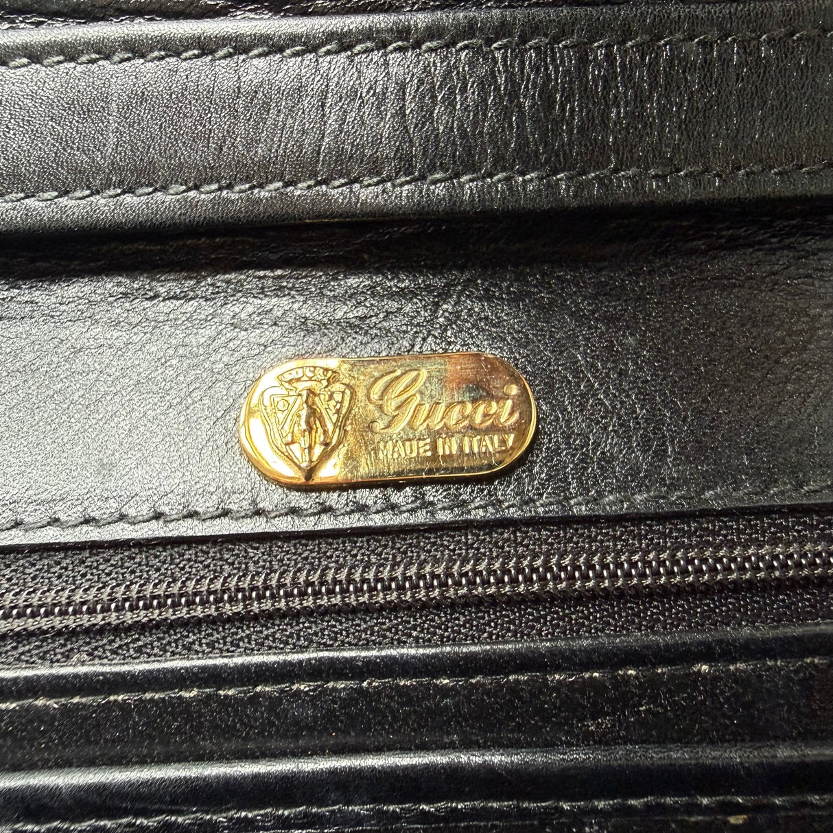Gucci Vintage Croc Envelope Clutch