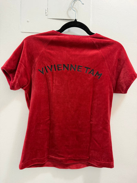 Vintage Vivienne Tam y2k red Asian top - TUV #87925