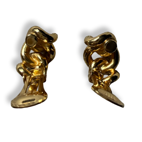 Dior Vintage Chain Link Earrings