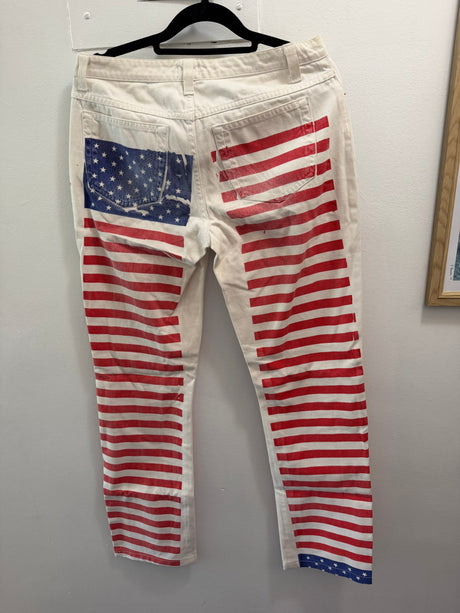 Rare Archival Dolce & Gabbana American flag jeans - TUV #55567