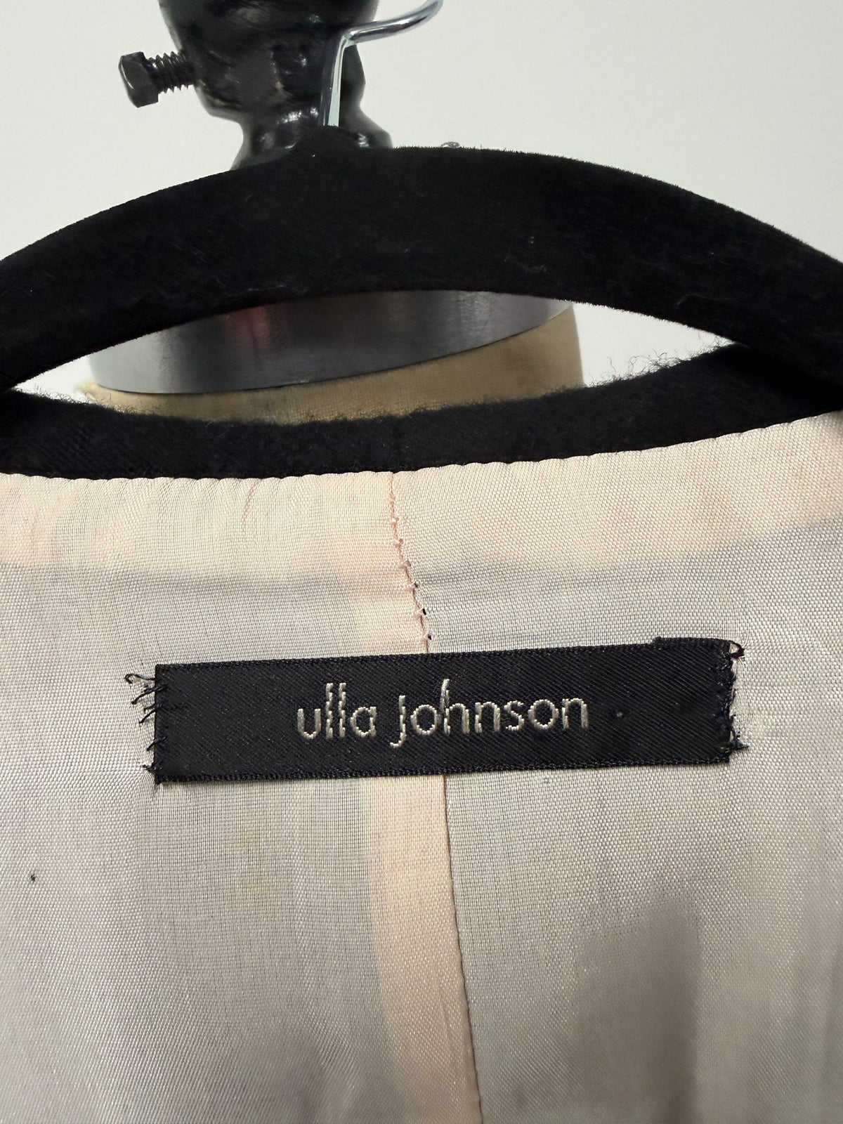 Ulla Johnson Size S Black Wool Sailor Dress